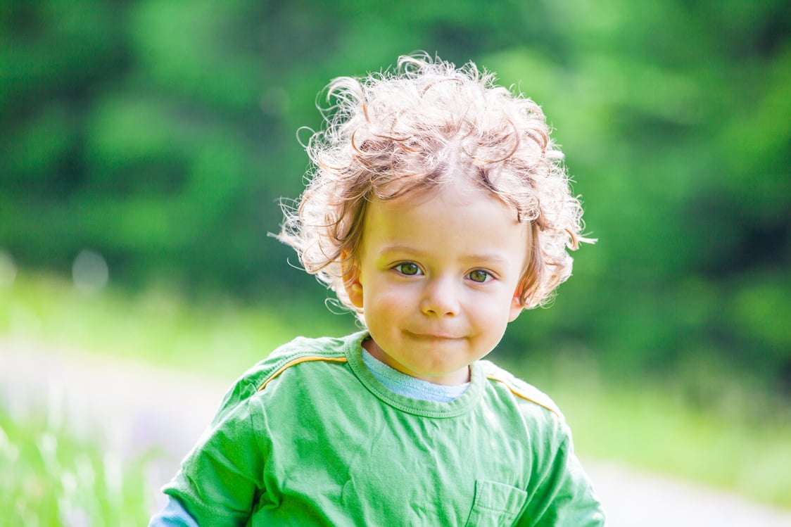 1 year old baby boy portrait